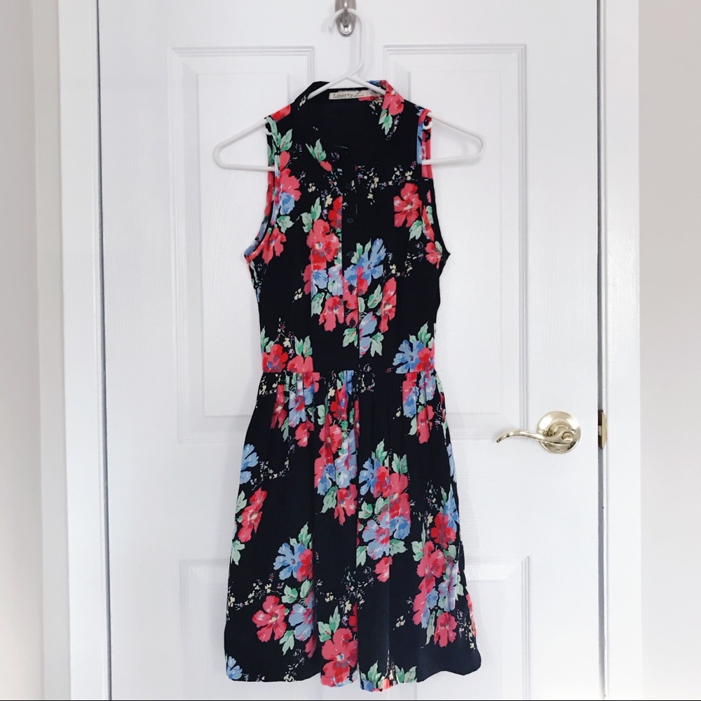 Nordstrom Liberty Love Summer Cute Cutout Floral Dress